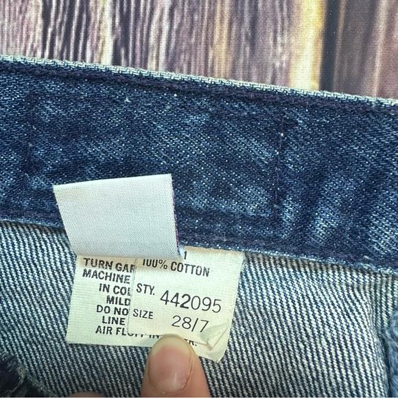 Women’s Vintage Front Flap Rocky Mountain Rockies Blue denim Bareback Jeans - Picture 2 of 7